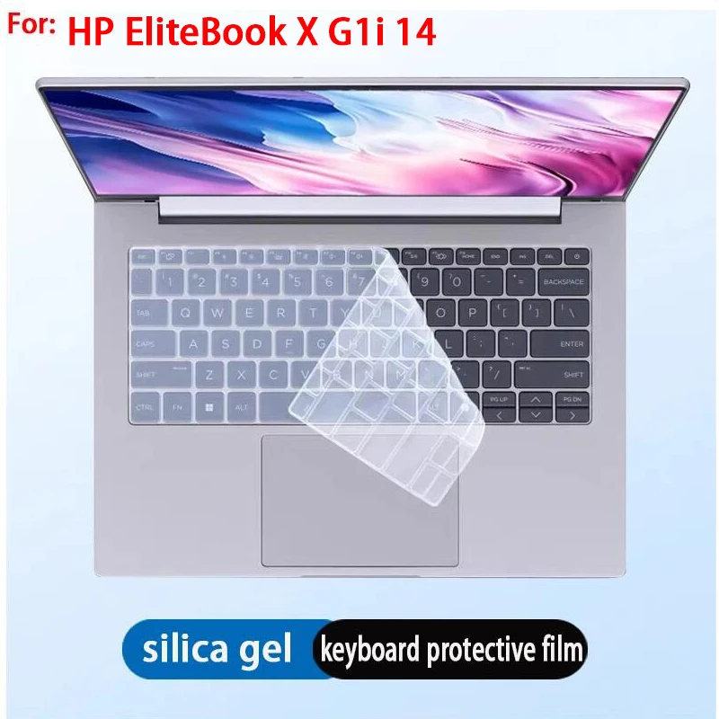 

Для HP EliteBook X G1i 14 силиконовая пленка для клавиатуры 14 дюймов 16:10 ноутбука HD экран пленка анти-синяя закаленная пленка