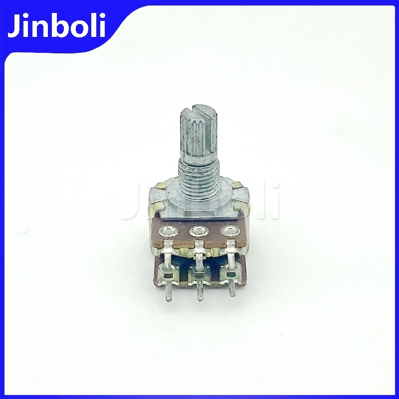 2PCS 16 Type Double B104 B100K Amplifier Audio High And Low Volume Potentiometer 15mm Handle