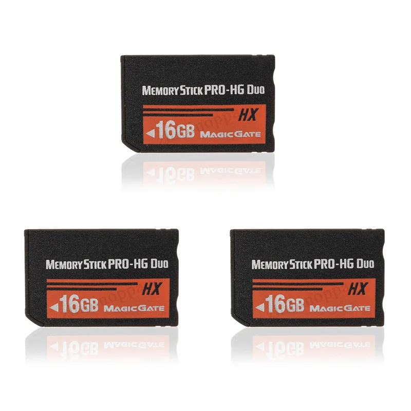 3X 16GB Memory Stick MS Pro Duo HX Flash Card For Sony PSP Cybershot Camera-Y47A