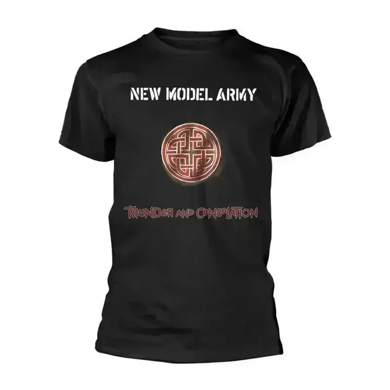 New Model Army Men'S Thunder And Consolation Black T Shirt