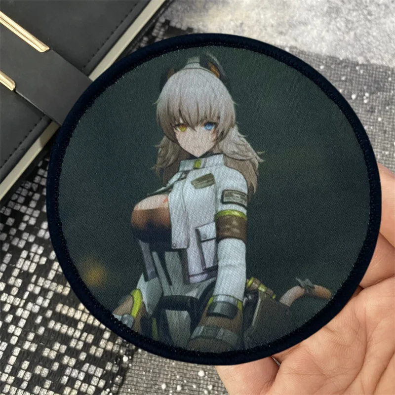 

Anime Beautiful Sexy Girl Military Morale Badge Tactical Armband Hook and Loop Emblem Outdoor Backpack Hat Accessories Stickers
