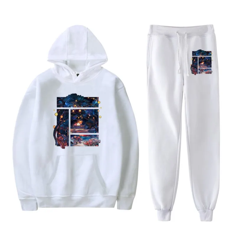 Zedd Automatic Yes Hoodies Pants Sets Merch For Men/Women Sweatshirt Pants Two Piece Set Cosplay Hooded Streetwear