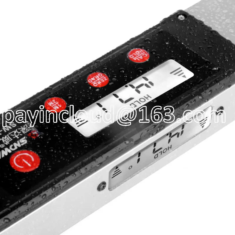 Digital Display Horizontal Ruler SW-LR180 Construction Engineering Measuring Ruler Guiding Rule Engineering Monitor