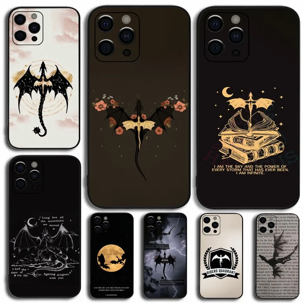 Dragon F-Fourth W-Wing  Phone Case For Apple iPhone 15,14,13,12,11,Pro,X,XS,Max,XR,Plus,Mini Soft Black Cover