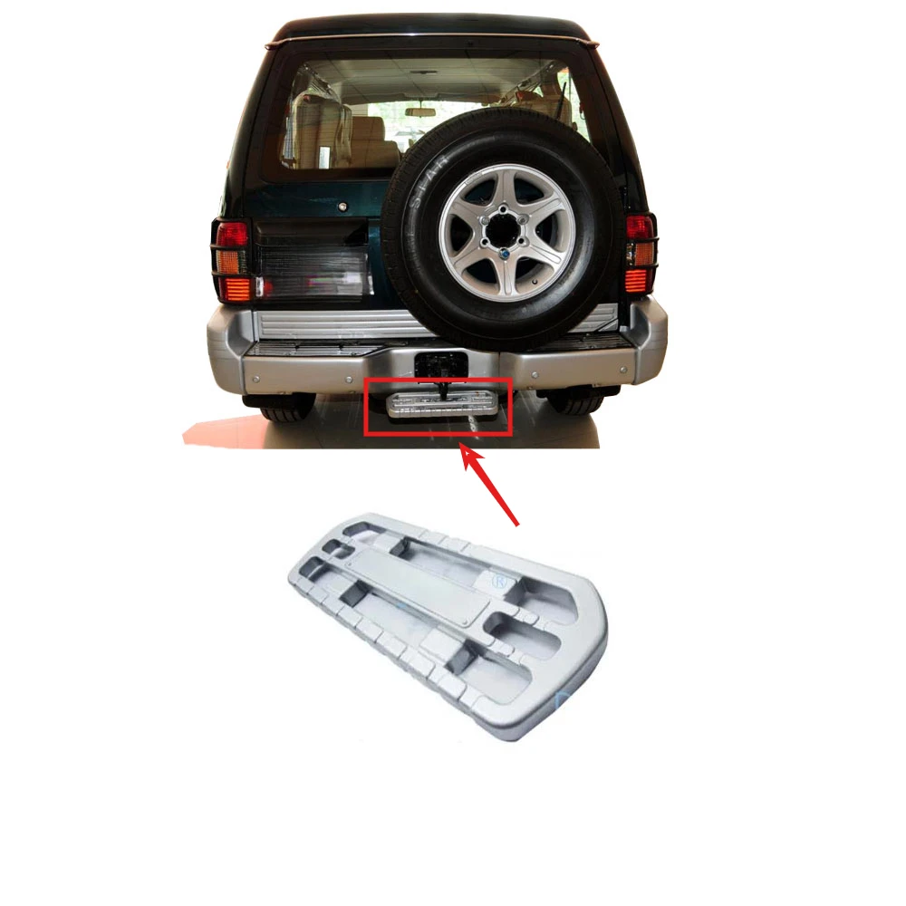 

1 Piece Tail Door Step Board for Pajero V30 MB679852 Rear Metal Pedal Board for Montero V40 1989-1999 2th No Support V20