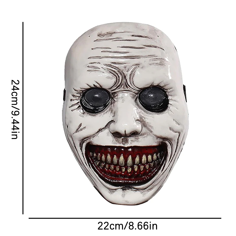 Horror The Exorcist Smiling Face Demon Mask Cosplay Evil Creepy Ghost Skull Plastic Masks Halloween Carnival Party Costume Prop