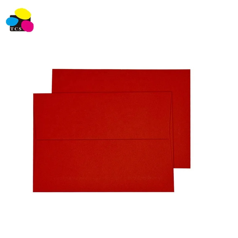 custom.Custom Printing A7 Rose Red Invitation.25 x 5.25 inches Envelopes Wedding Card