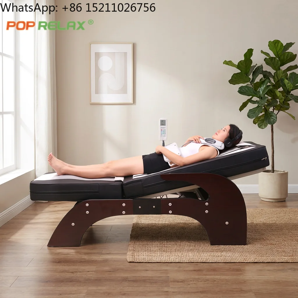 Korea Jade Roller Heating Thermal Therapy Automatic Full Body Home Spa Premium Thermal Jade Physiotherapy Massage Bed