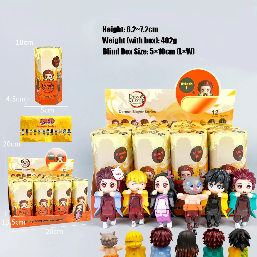 

Новые фигурки для декора, серия Demon Slayer, коллекционные коробки-сюрпризы, украшения для автомобиля/декор для рабочего стола и монитора, декор для комнаты, сувенирная продукция