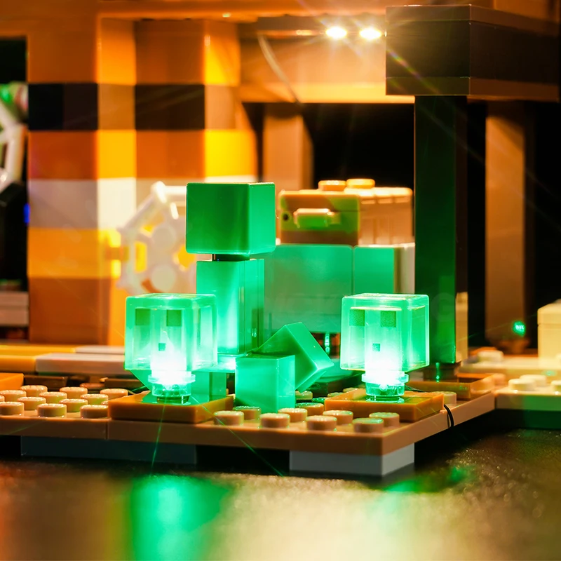 Brick Bling LED Light 21263-set Geschikt voor The Badlands Mineshaft Blocks (alleen verlichtingsaccessoires)