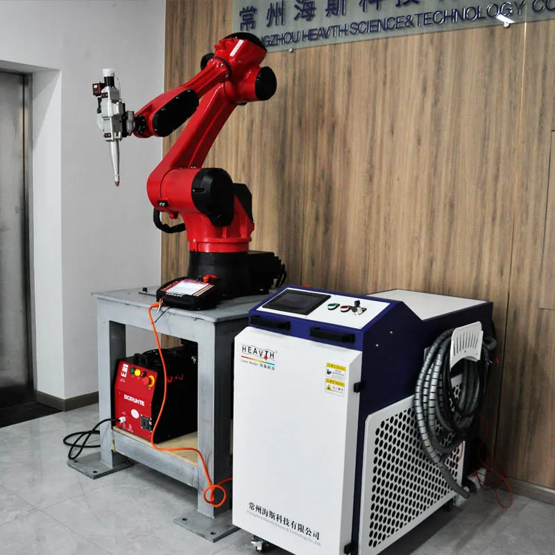 Industrial Robot Arm Fiber Laser Welding Equipment Long Welding Arm Length High Payload Heavy Industrial Robot Welding Machine