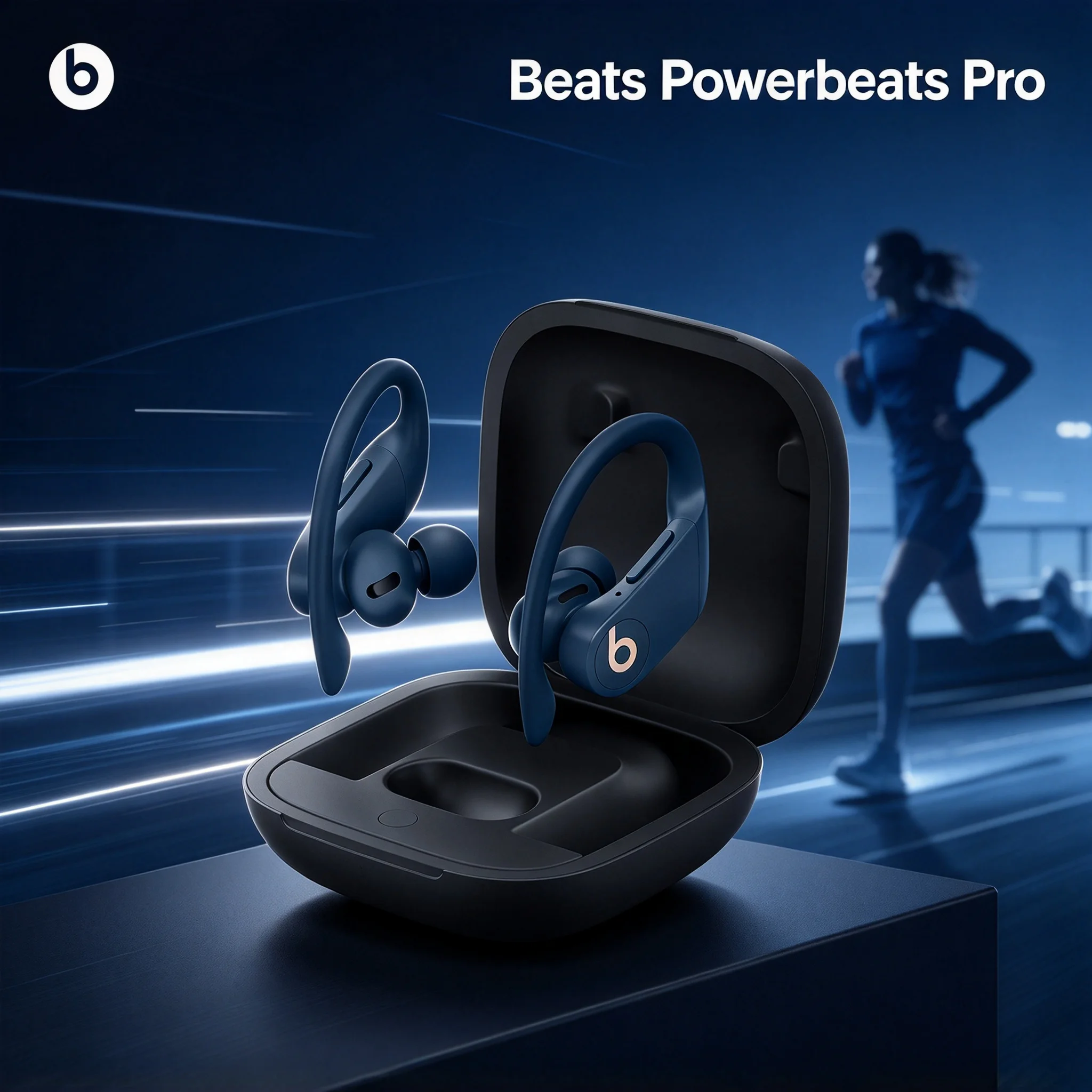 Beats Powerbeats Pro In-ear Earbuds, 5 Mins Quick Charge for 1.5H Playback, Balanced Sound Sport Earphones