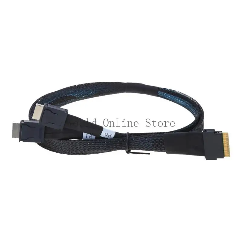 

Slimsas SFF-8654 8x до Oculink SFF-8611 4x 4ix2 Кабель для быстрой передачи данных в исследованиях и финансах 87HC