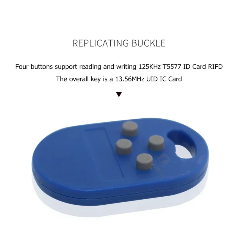 1/3pcs RFID Multiple Keyfob Changeable CUID Complex Keychain Tag 4 inch 125khz T5577 EM Writable IC 13.56Mhz M1k S50 UID