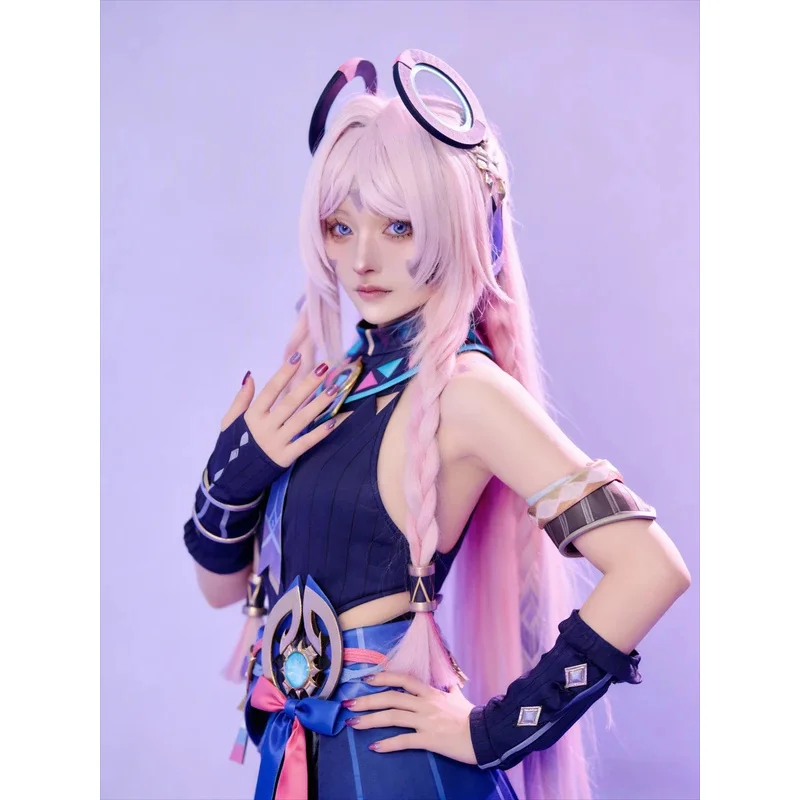 ▶❤Anime Alois Trancy Cosplay Costume Purple Evening Dress Coat Tie Vest Shirt Wig Halloween Party Suit❤◀ view 5