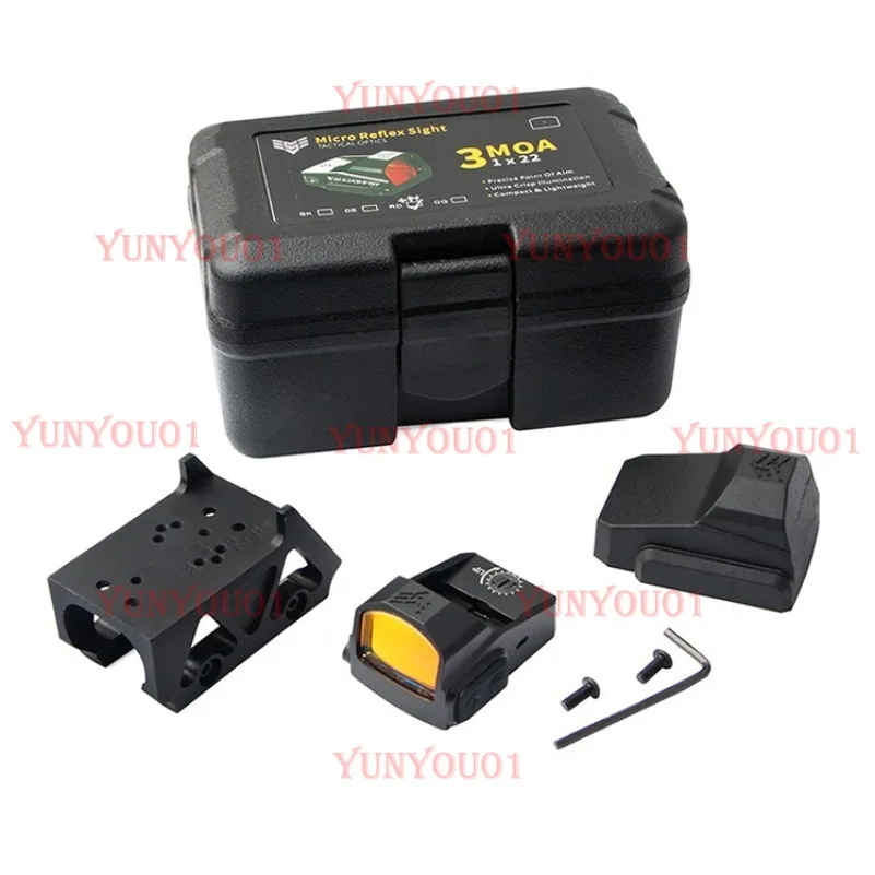 P2 Red Film Holographic Inner Red Dot Sight Low Base/height Increase Model Ornament Toy Appliance