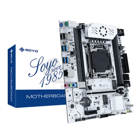 Placa base para juegos SOYO World Premiere X99, Chip C612, compatible con Pin TPM2.0, doble canal DDR4 NVME PCIE3.0 SATA3.0 para Host de escritorio