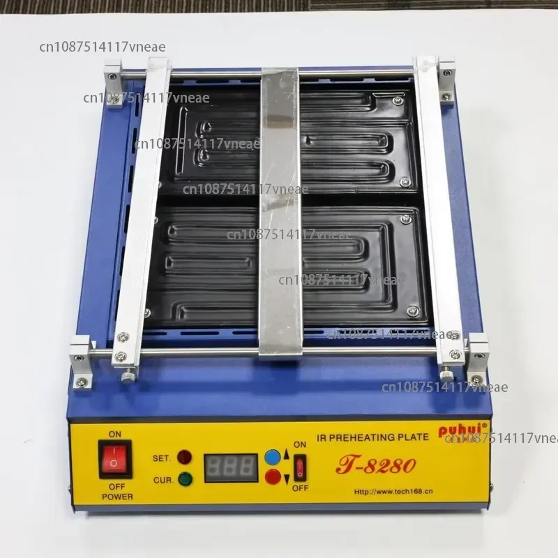 T-8280 Preheating Station PID Intelligent Temp Control PCB Board Preheating BGA Rework Lead-free SMD Components