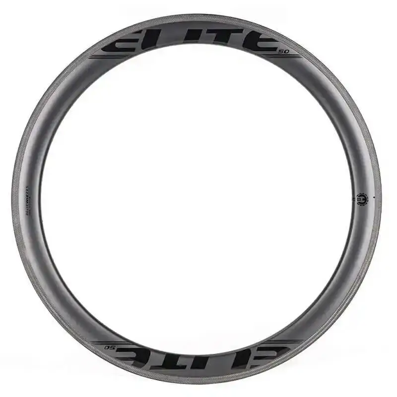 AliExpress ELITEWHEELS Road Bike Carbon Rim 700C 30 38 50 55 60 82mm Depth UD Matte 3K Twill Braking Surface