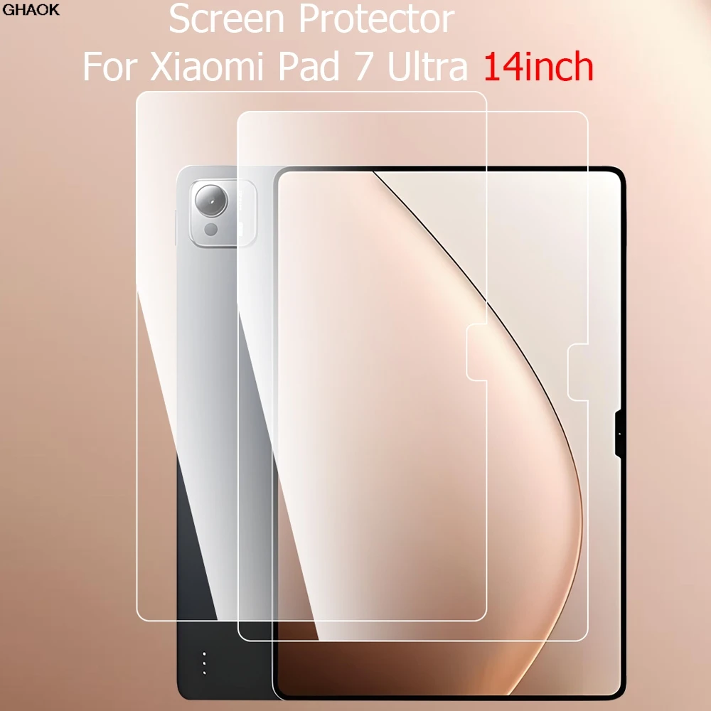 

Screen Protector for Xiaomi Pad 7 Ultra 14Inch Clear Tempered Glass 2.5D Arc Edge 9H 0.3MM Scratch Proof Protective Film