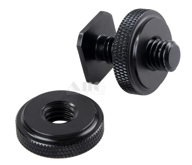 50 Pieces 3/8 Lock up and down Double Metal Screw for Tripod Flash Stand Hot Shoe Adapter Mount Holder