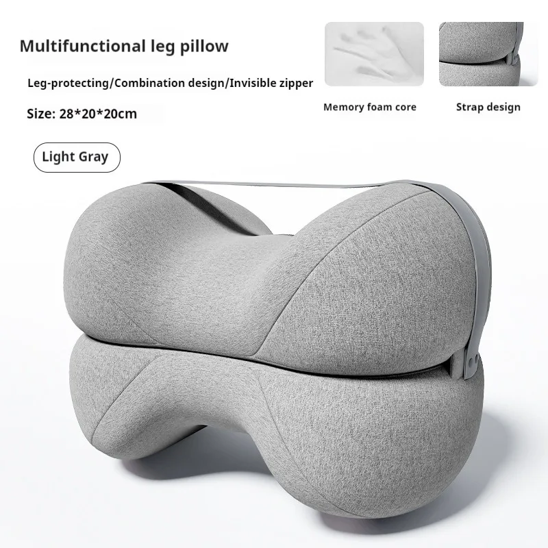 

1PC Contoured Leg Knee Pillow for Sleeping,Cooling Memory Foam Leg Pillow for Sciatica,Back Knee Joint Pain,Help Spine Alignment