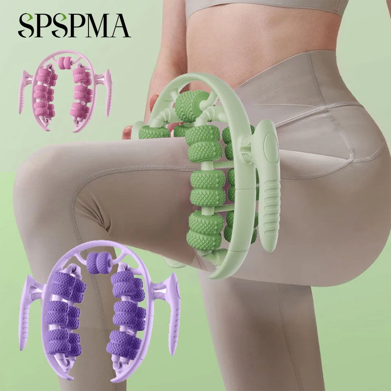 

1PCS Cellulite Massage Tool,Travel Leg Massager, Office Massage Roller, Relieve Soreness & Swelling, Leg Roller for Pilates