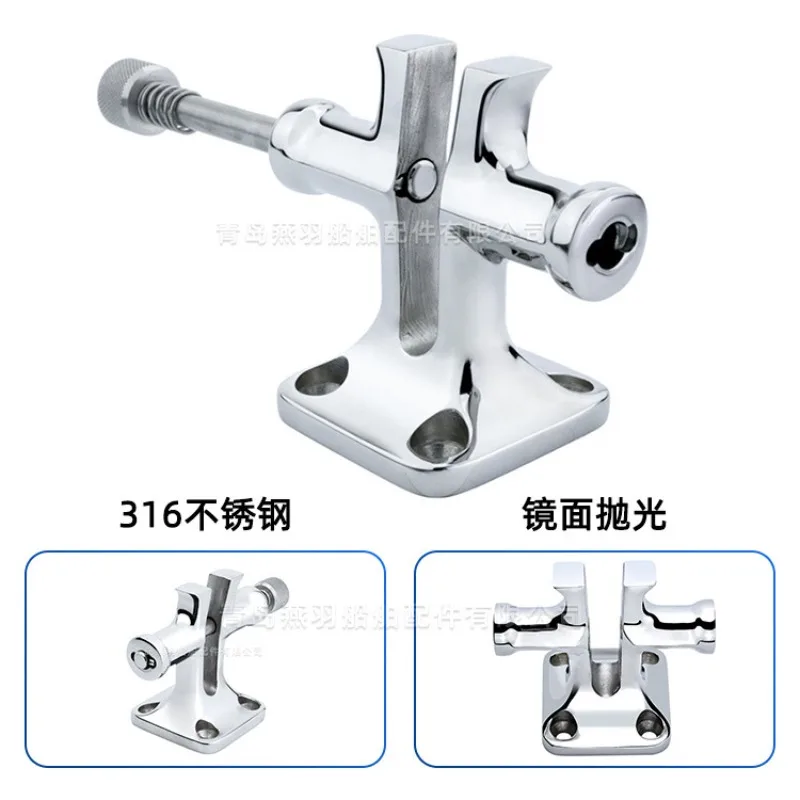 316 Stainless Steel Pile, Chain Stopper, Single and Double Cross Pile Bollard, Wharf Croissant Pile