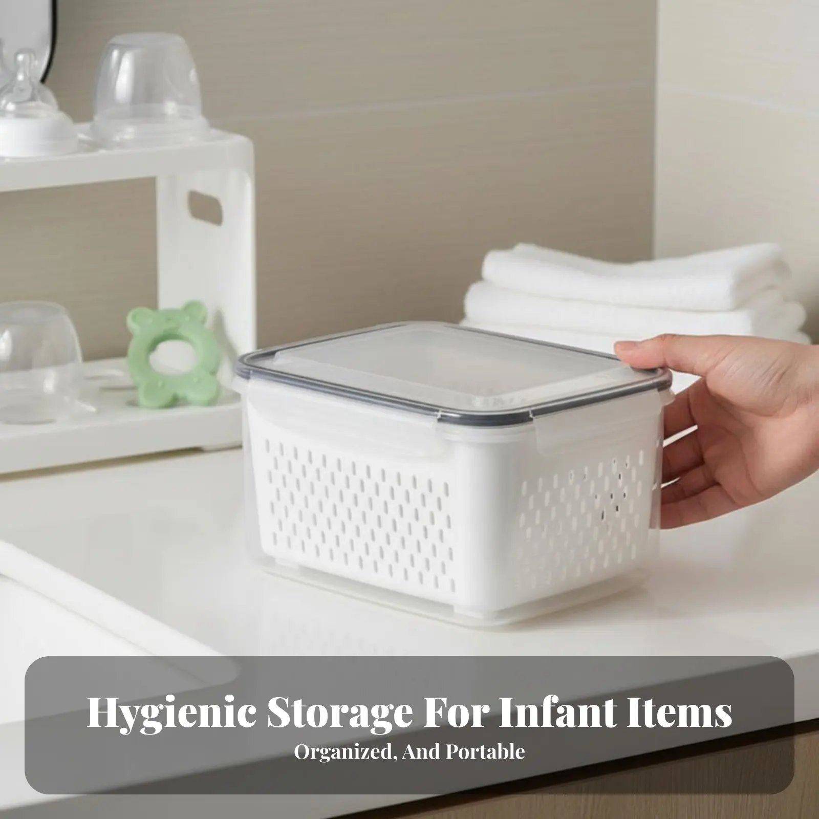 

Коробка для пустышек в форме гриба, стерилизуемый футляр для пустышек, устойчивый к загрязнениям, с дренажным дизайном, для младенцев и родителей