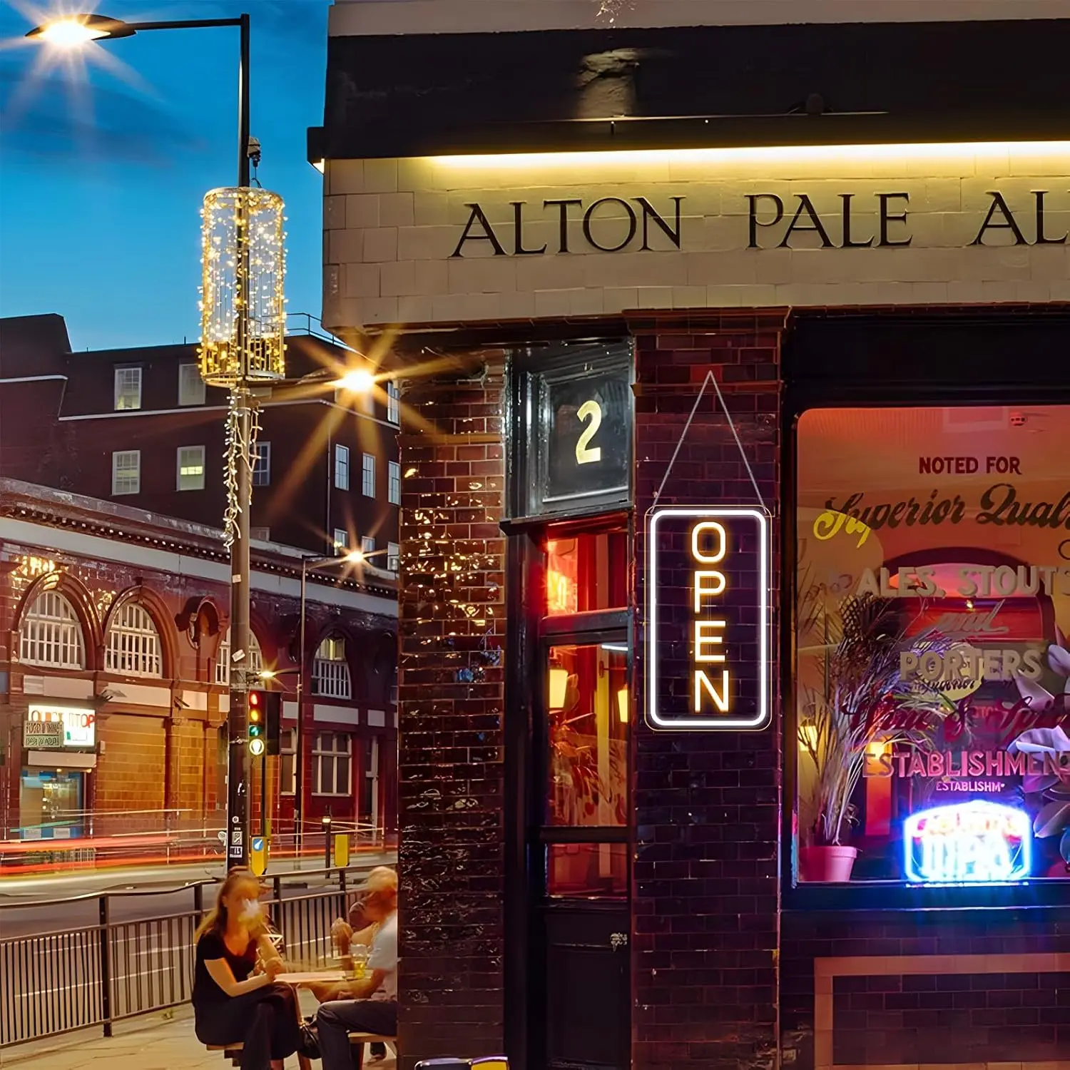 Открытые знаки для бизнеса, светодиодный неоновый знак открытия, с переключателем ВКЛ/ВЫКЛ для бар, магазинов, кофейни, гостиниц, окон, улиц и т. д.