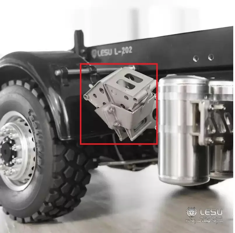 Anti-slip apparaat 1/14 LESU vrachtwagen simulatie wiel metalen tractor Tamiya tractor dumper model accessoires G-6188