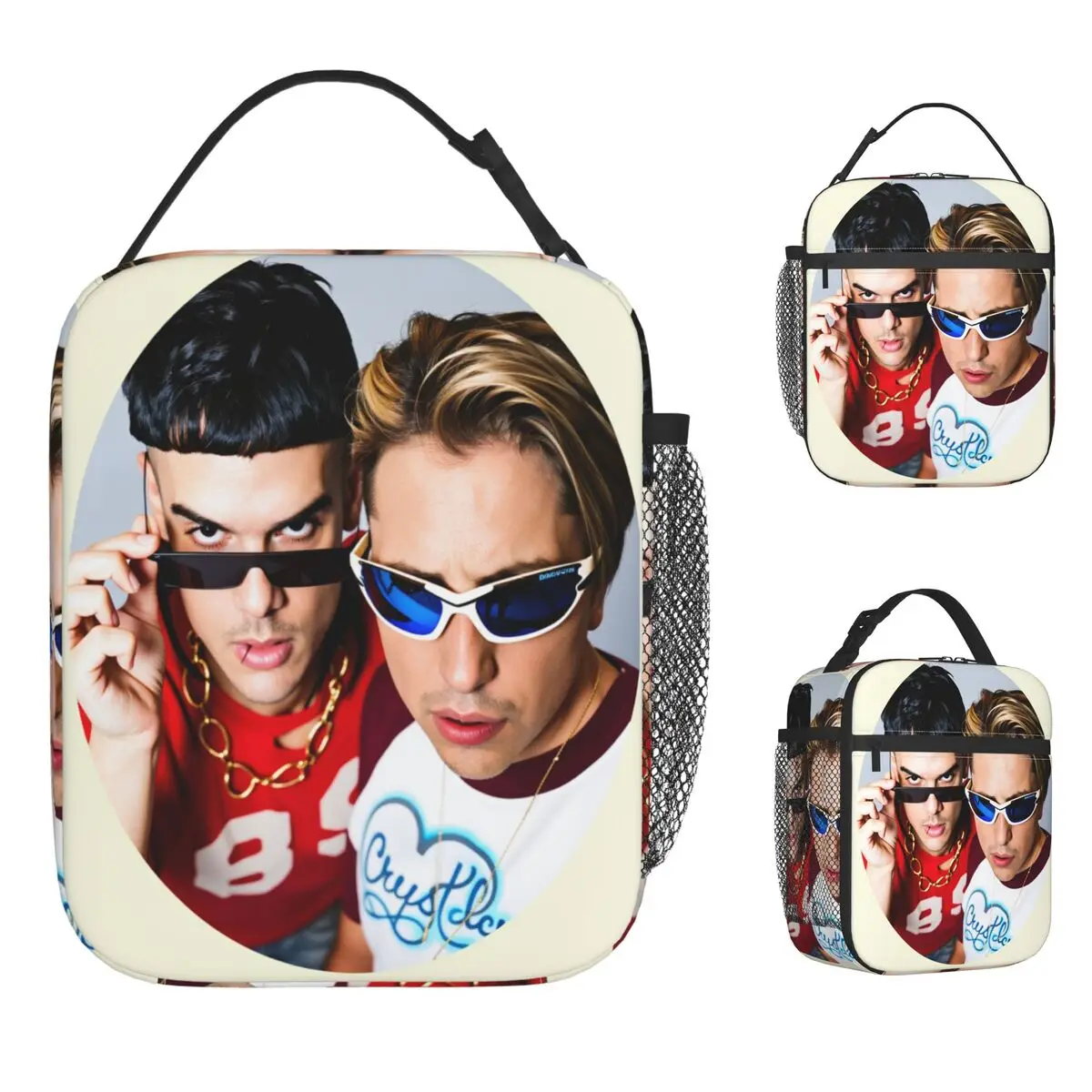 

CA7RIEL & Paco Amoroso Papota Tour Сумка для обеда Fun Lunch Box Дорожные портативные термосумки для обеда Водонепроницаемая сумка-холодильник с графическим рисунком