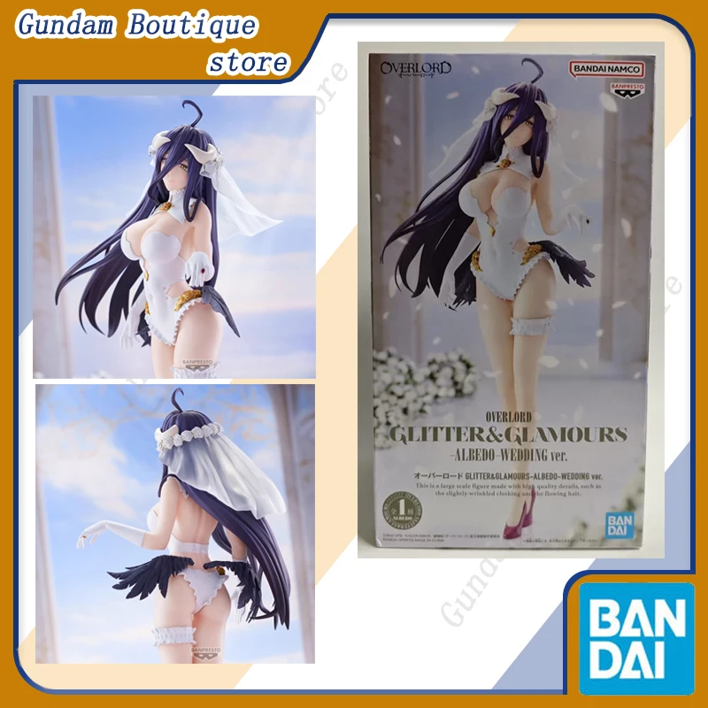 

Bandai Genuine BANPRESTO OVERLORD GLITTER&GLAMOURS Albedo Wedding Anime Action Figure Collectible Model Toys Gift Children Kid