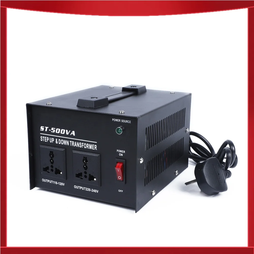 Intelligent Efficient Step Up Down Power Transformer 500W Home-use Household Electrical Appliance Voltage Converter
