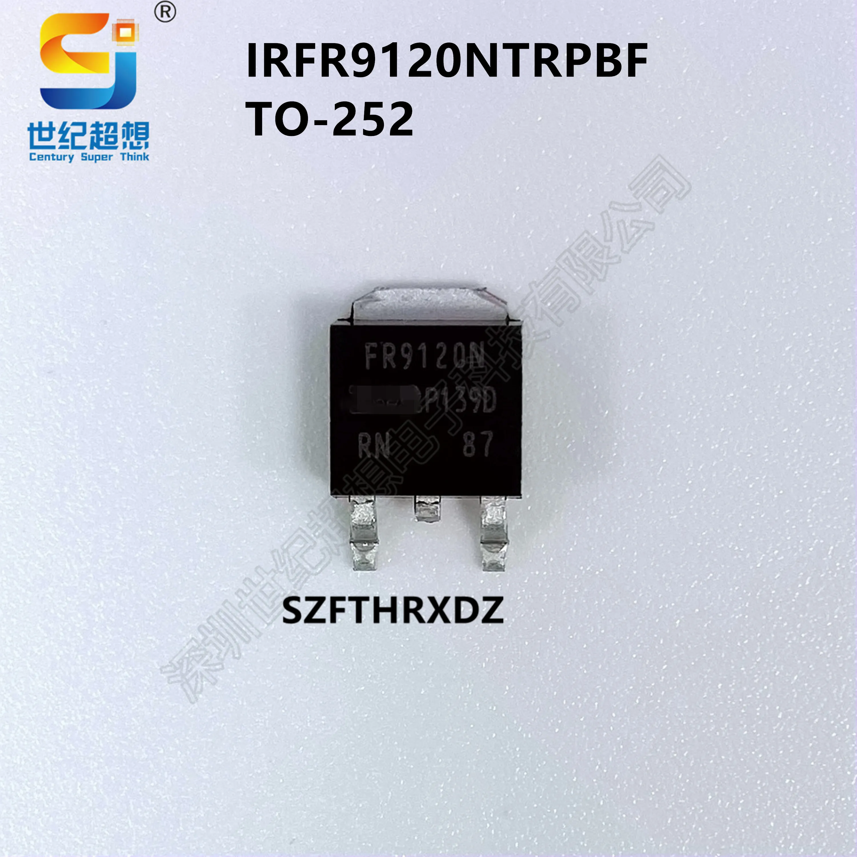 10pcs  100%  New Imported Original  IRFR9120NTRPBF FR9120N 100V 6.6A 40W TO252 Field-effect transistor