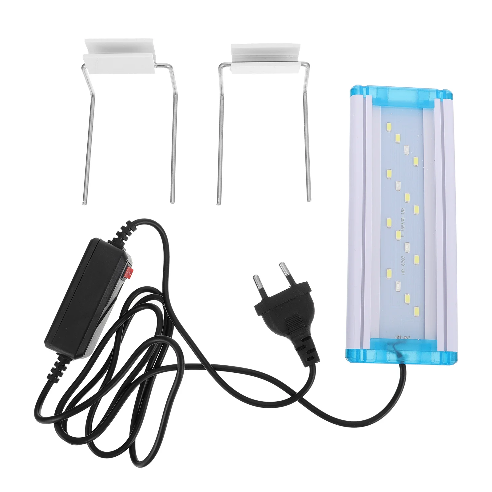 

1 шт. светодиодный светильник для аквариума, энергосберегающая лампа для аквариума, прочный ультратонкий ландшафтный светильник, вилка европейского стандарта, светильник для аквариума