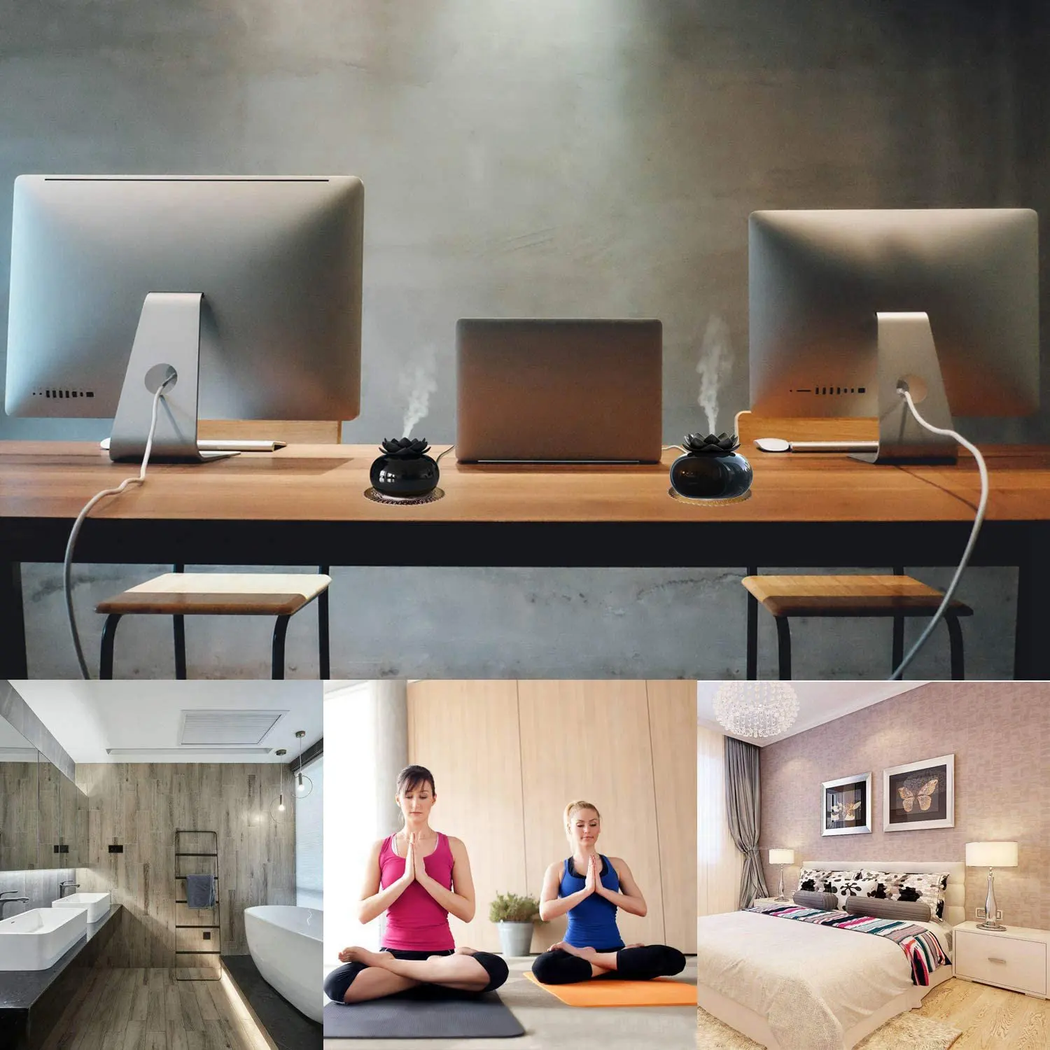 Difusor de óleo essencial a39m, umidificadores pessoais usb para bebês, crianças, mesa, quarto, escritório doméstico, mini vaporizadores de mesa