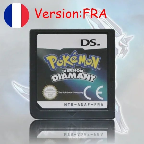 Pokemon Series DS Game Cartridge Diamond Platinum Pearl HeartGold SoulSilver Black White Multilingual for NDS/2DS image 3