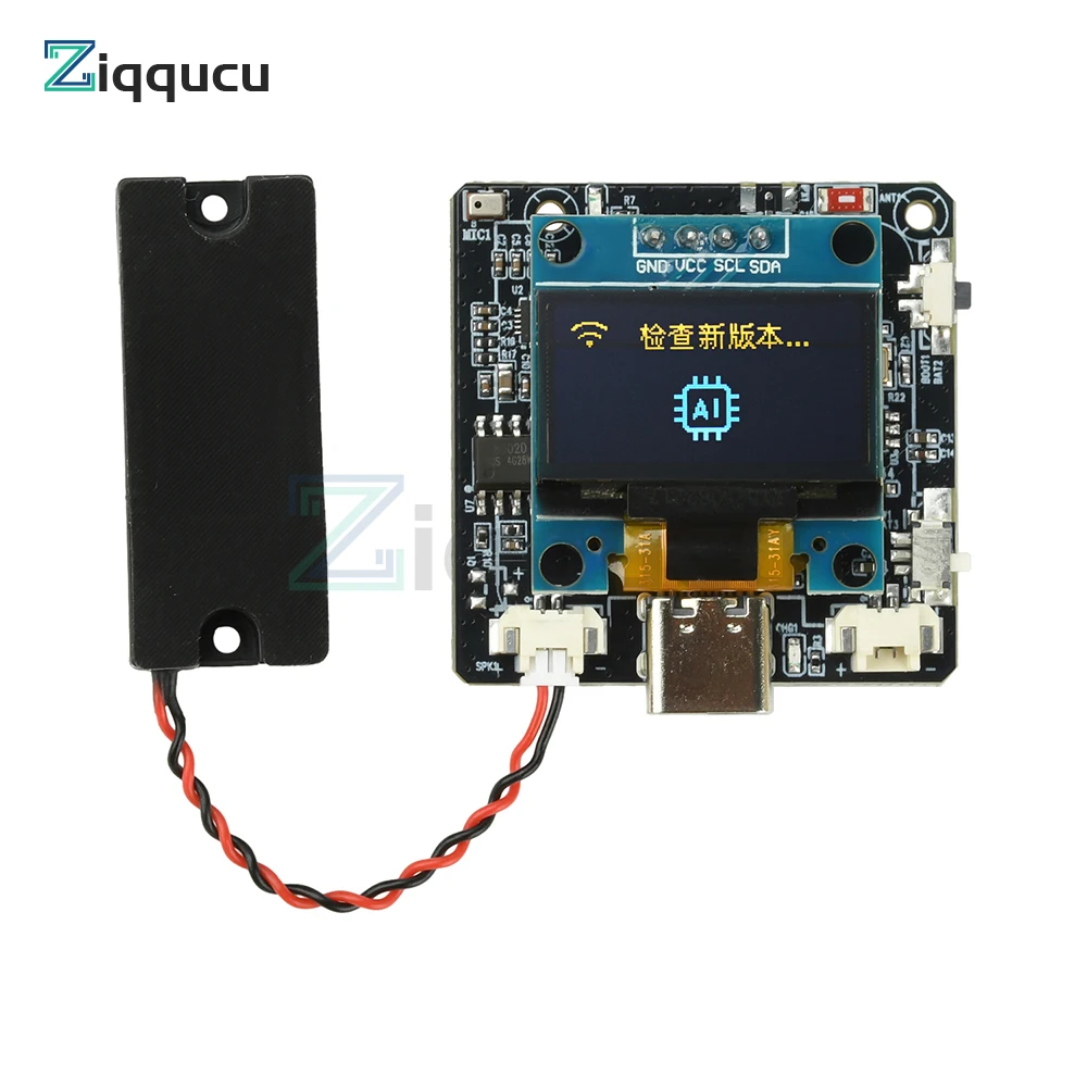 

ESP32-C3 AI Voice Dialogue Module with 0.96 Inch OLED Intelligent Voice Dialogue Finished PCB Board Supports Xiaozhi Large Model