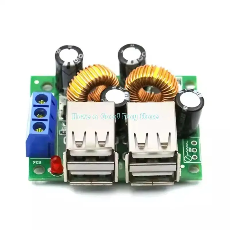 462D Compactly 5V 3A Steps down Power Supply Module 4 USB Port Safe Charging For Phones Tablets LED Lighting Vehicle Use