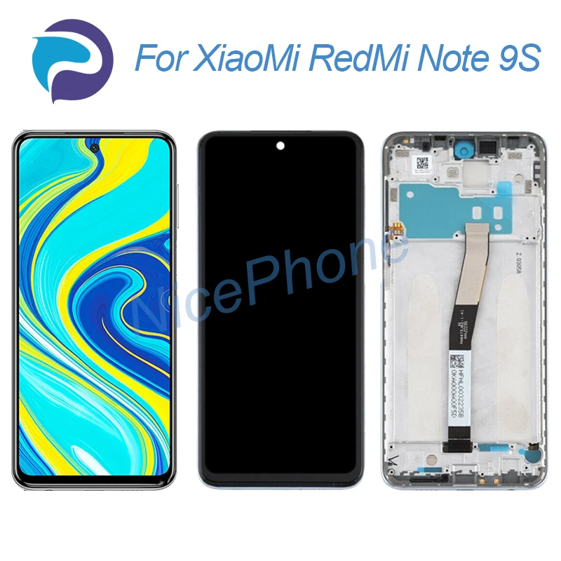 for XiaoMi RedMi Note 9S LCD Screen + Touch Digitizer Display 2340*1080 M2003J6A1G RedMi Note 9S LCD Screen display