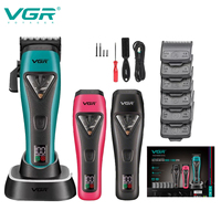 VGR Hair Trimmer Professional Hair Cutting Machine Electric Barber Clippers Vector Motor 11000 RPM Hair Trimmers for Men V-035C