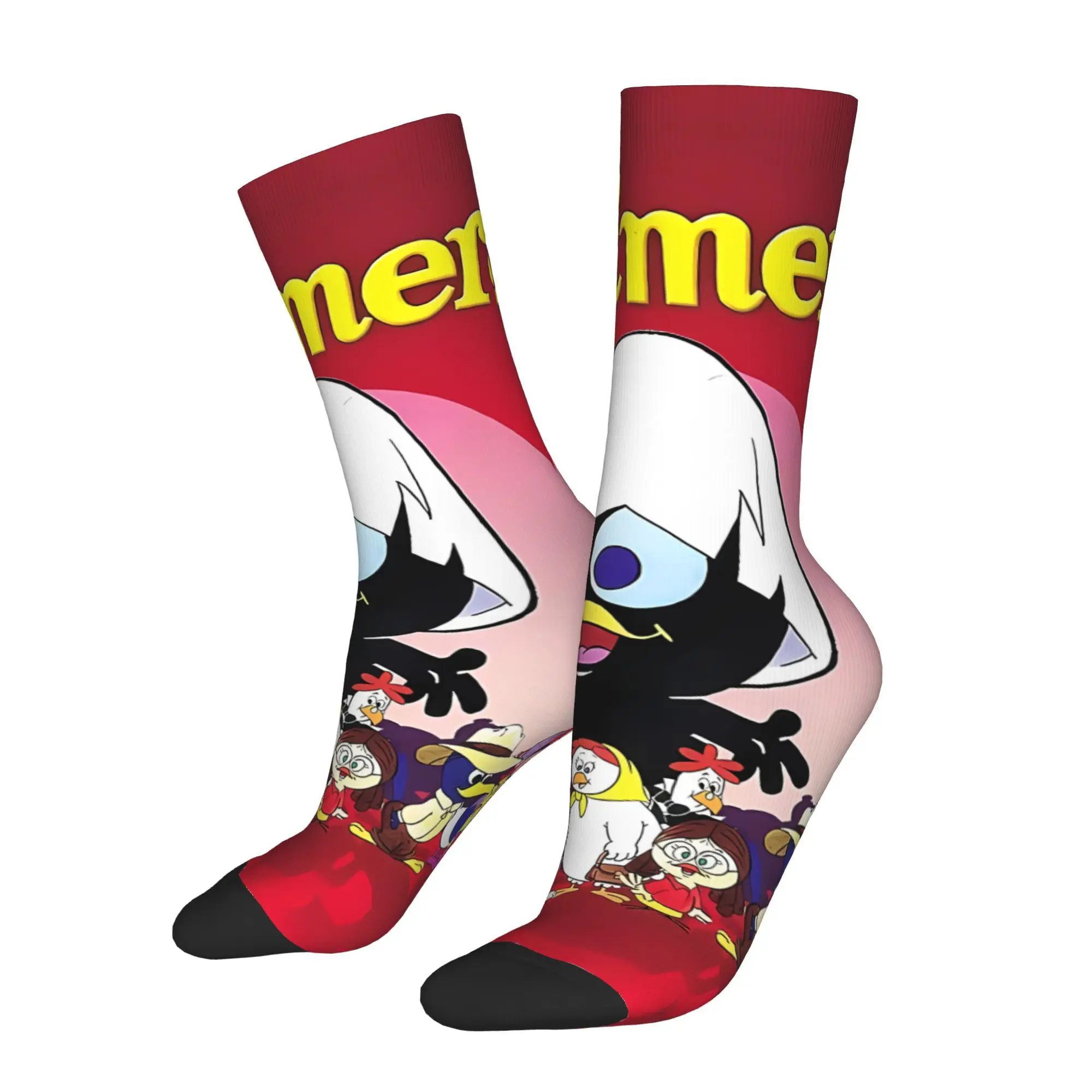 

Funny Sock for Men Cartoon Chicken Pattern Hip Hop Harajuku Happy Quality Pattern Printed Crew Sock Casual Gift