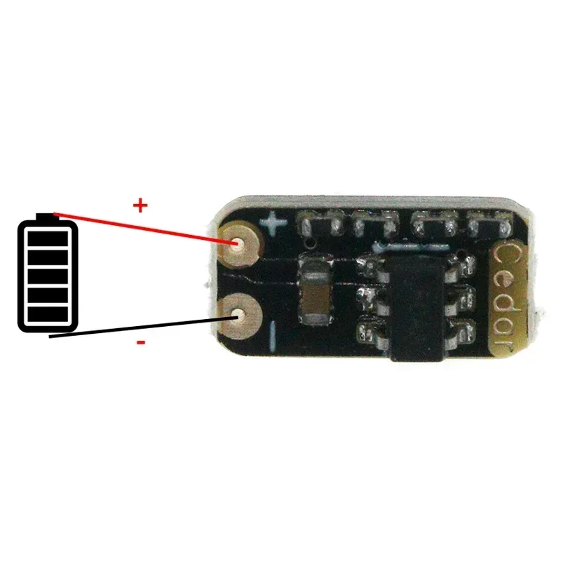 5PCS 3.7-4.2V metering module 1 string ternary lithium battery power display LED light mini