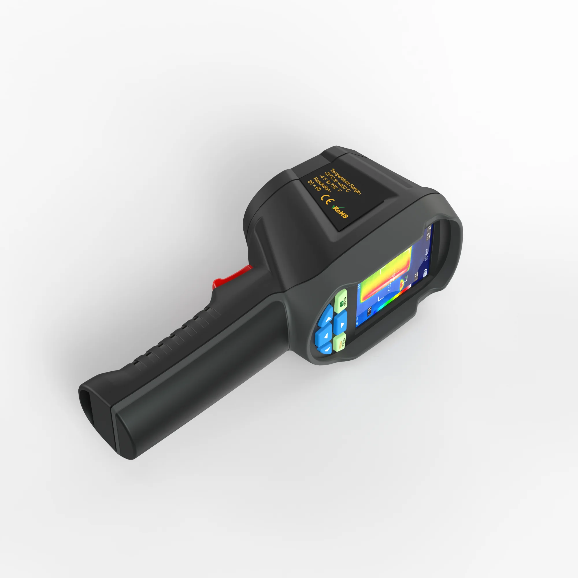 HTI HT-04D 160x120 cámara termográfica infrarroja circuito PCB prueba Industrial tubo de calefacción de suelo prueba cámara térmica de temperatura