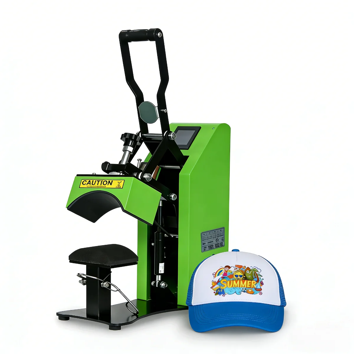 Semi-Automatic Digital Heat Press Machine for Baseball Cap - Factory Price Cap Heat Transfer Printer, Hat Heater
