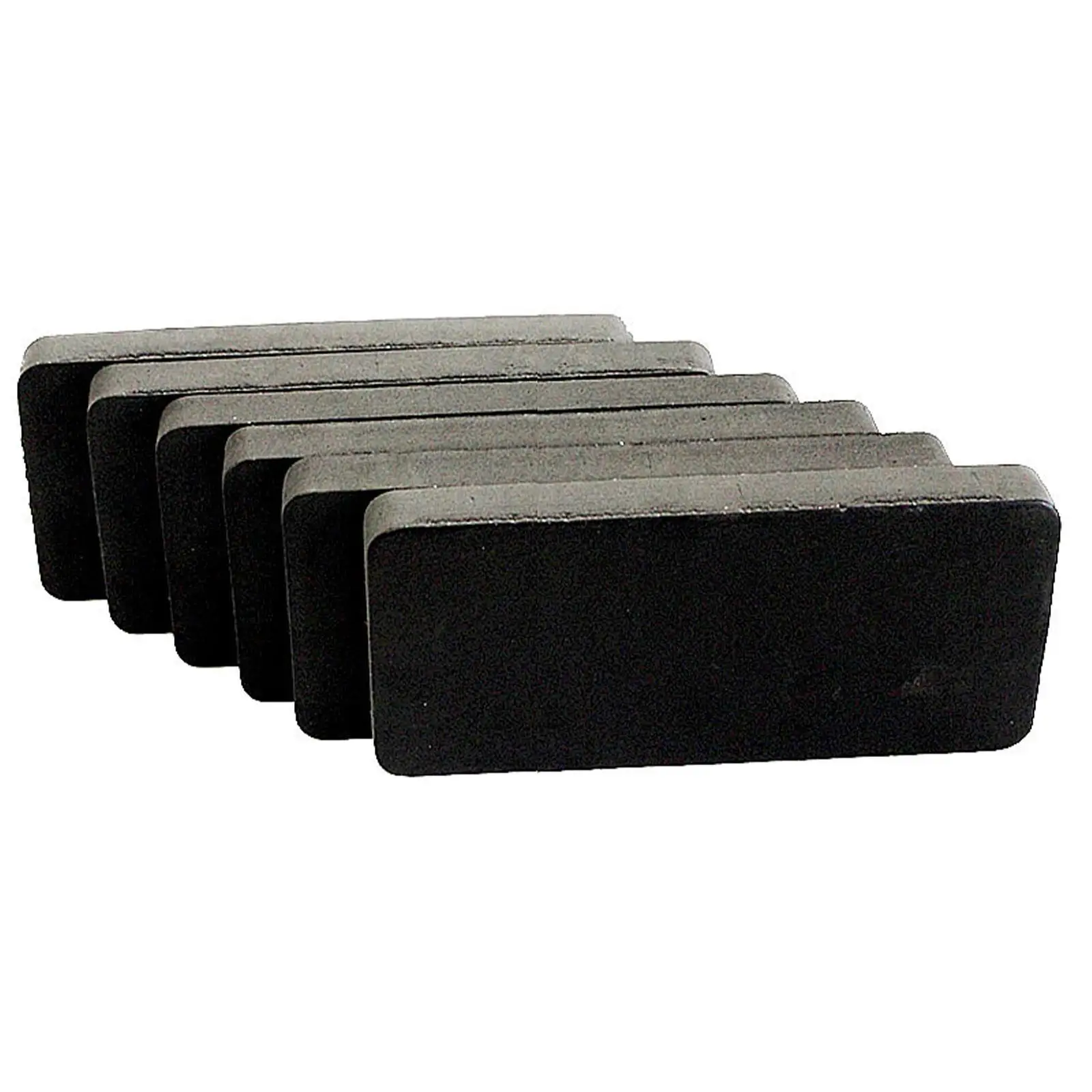 6 Pieces Treadmill Cushion Portable Shockproof Equipment Mat for Bike Weight Benches