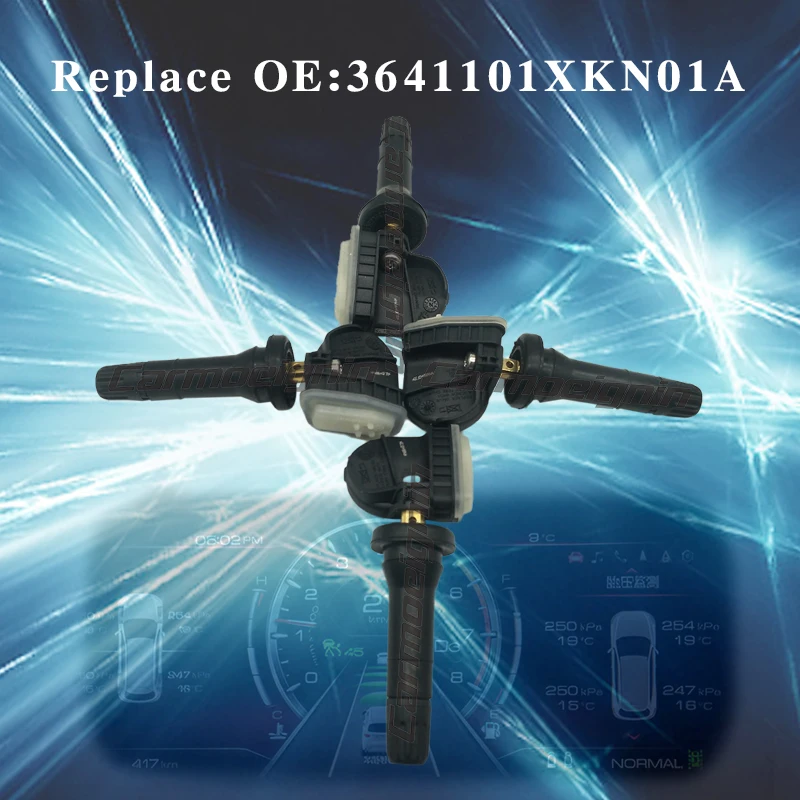 

4 шт. датчик давления в автомобильных шинах 3641101XKN01A для Great Wall Haval Dargo Tank Jolion F7 H9 2020-2021 датчик монитора TPMS