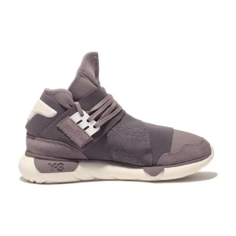 Adidas Y-3 Qasa High 'Brown Cream White' Sneakers shoes HQ3735