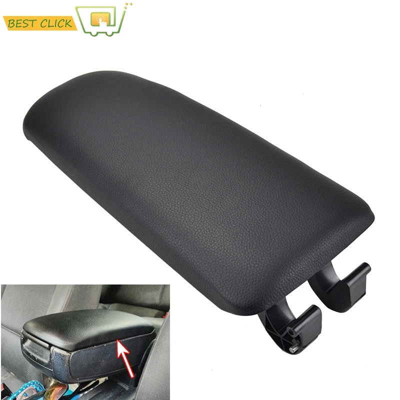 Tampa da trava do apoio de braço do carro console central capa clipe de captura tampa de descanso de braço de couro do plutônio para audi a4 b6 b7 2002-2008 acessórios